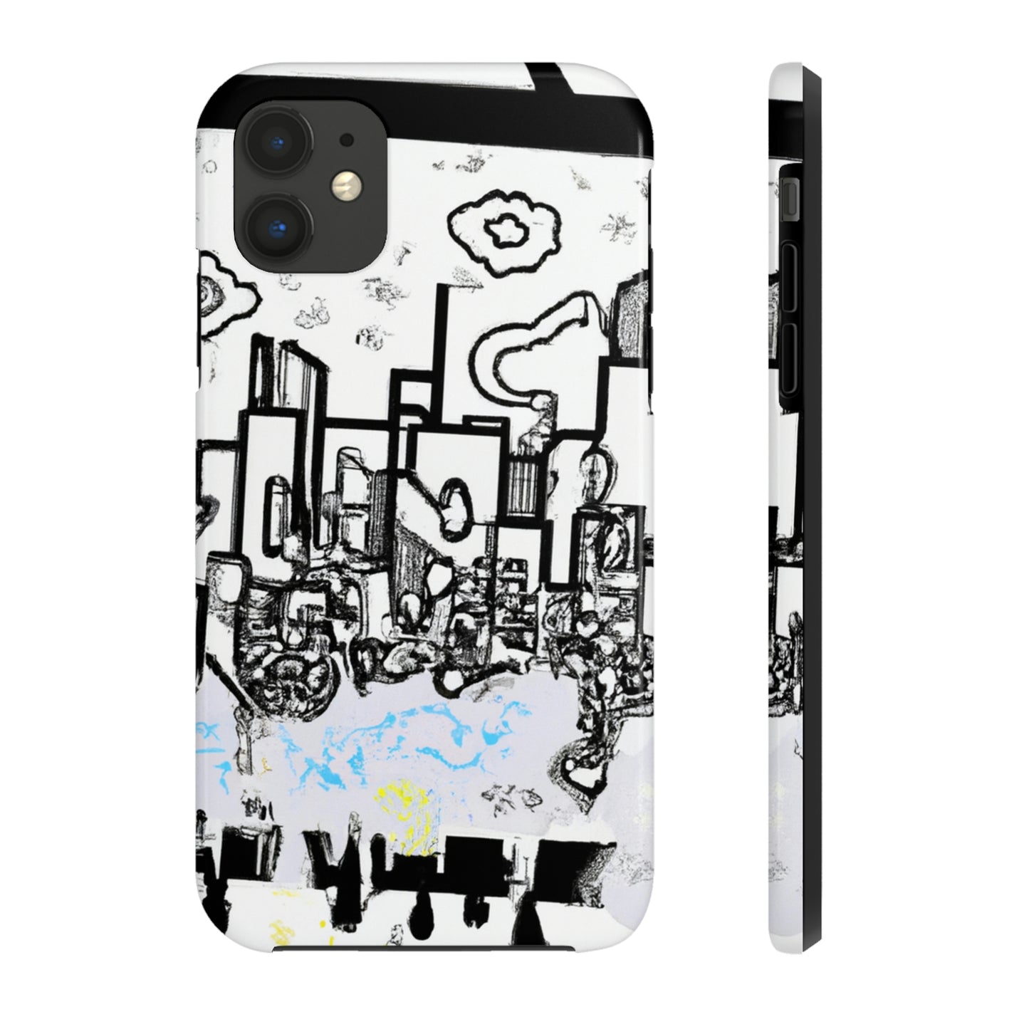 "Ghostly Haze: The Forgotten City". - The Alien Tough Phone Cases