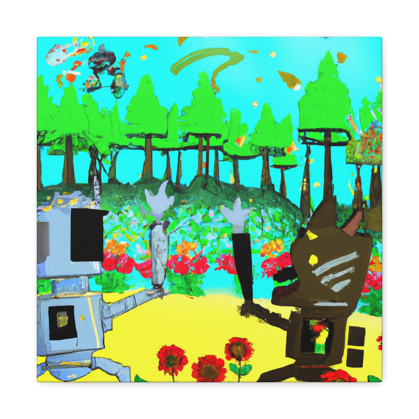 Robo Garden Wars - Die Alien-Canva