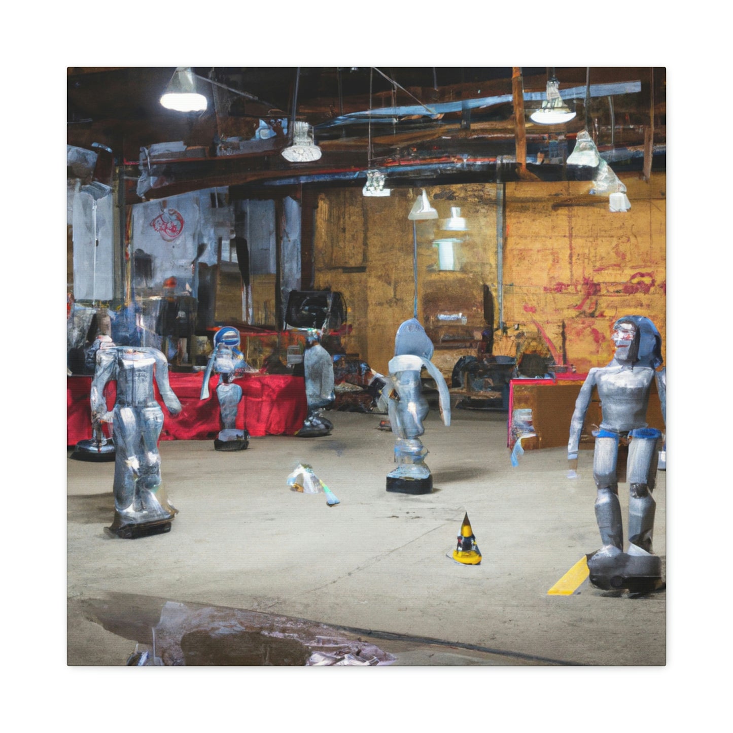 "Dancing with Machines: A Warehouse Musical" - The Alien Canva