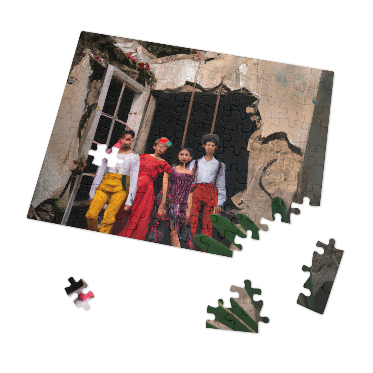 "Exploring the Forgotten Ruin" - The Alien Jigsaw Puzzle