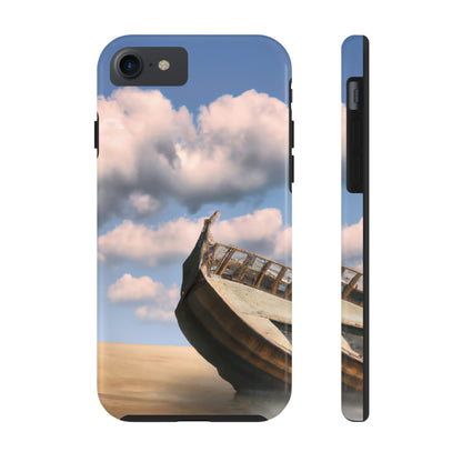 "Ein treibendes Boot: Das verlorene Erbe des Meeres." - Die Alien Tough Phone Cases