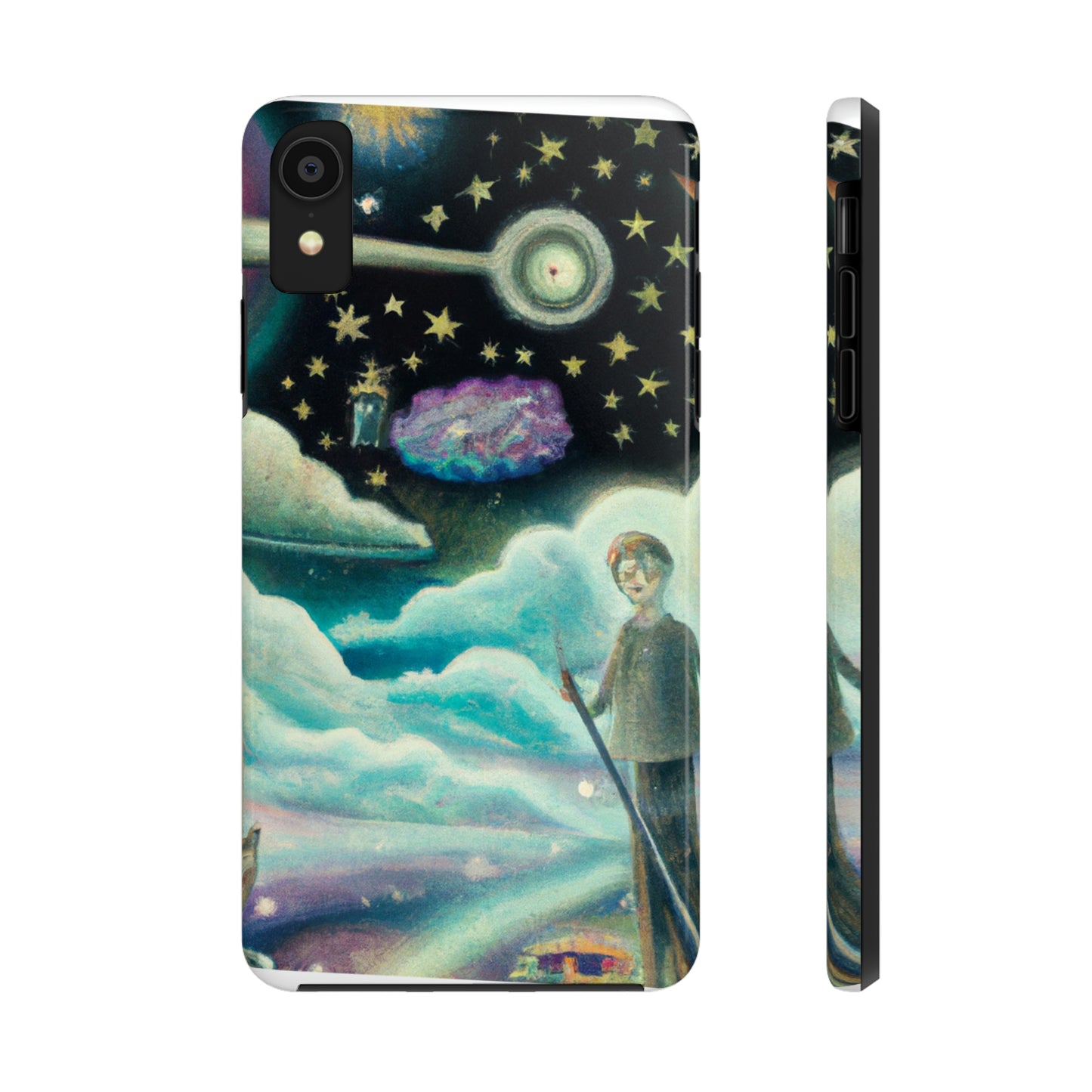 "Ein Meer aus Diamanten in der Nacht" - Die Alien Tough Phone Cases