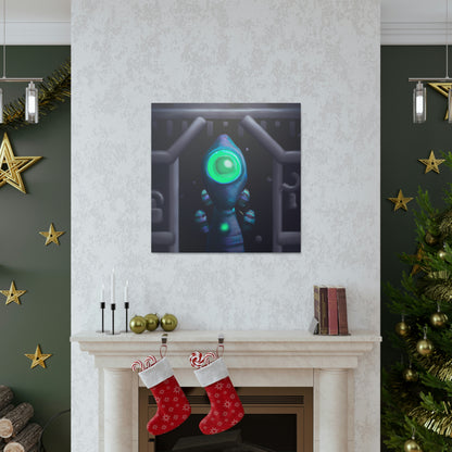 "The Secret Portal Guardian" - The Alien Canva