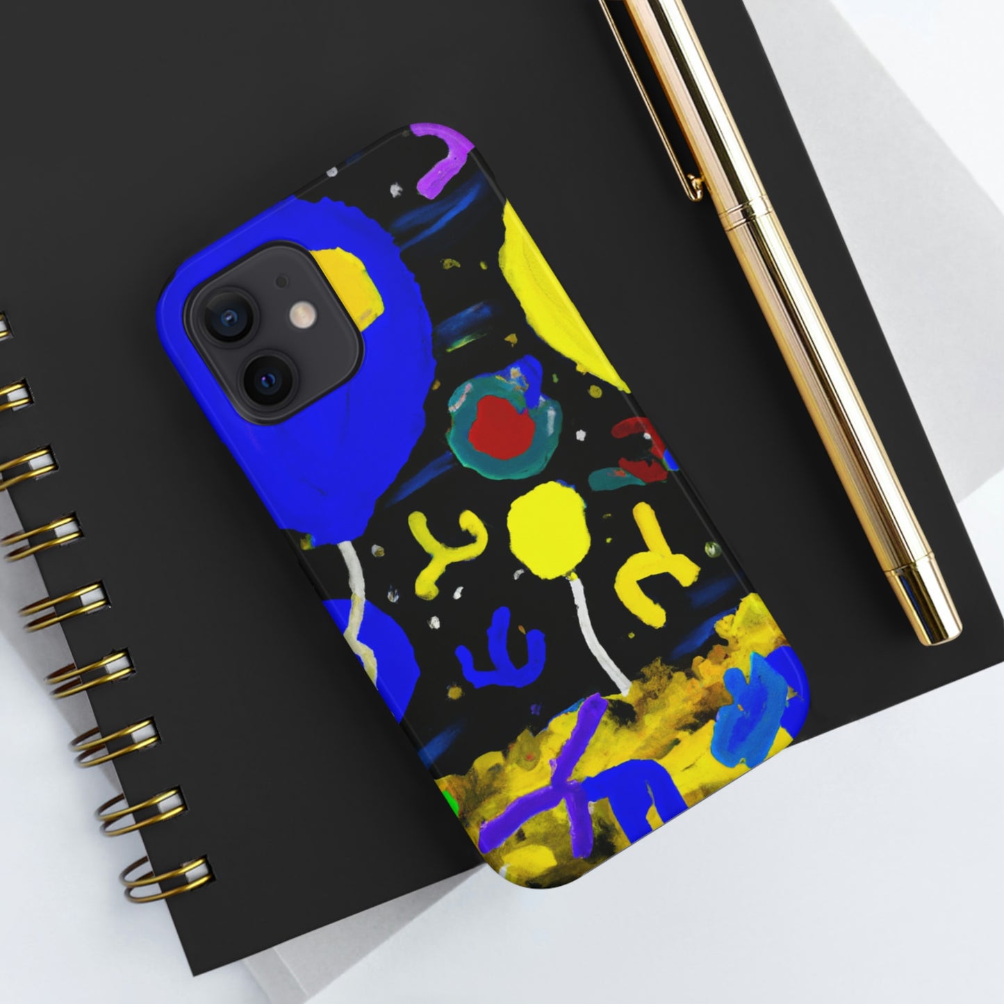 "A Starry Night Rainbow" - Die Alien Tough Phone Cases