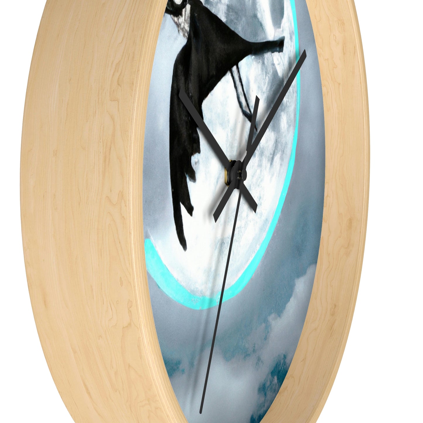 "Lunar Plunge" - The Alien Wall Clock