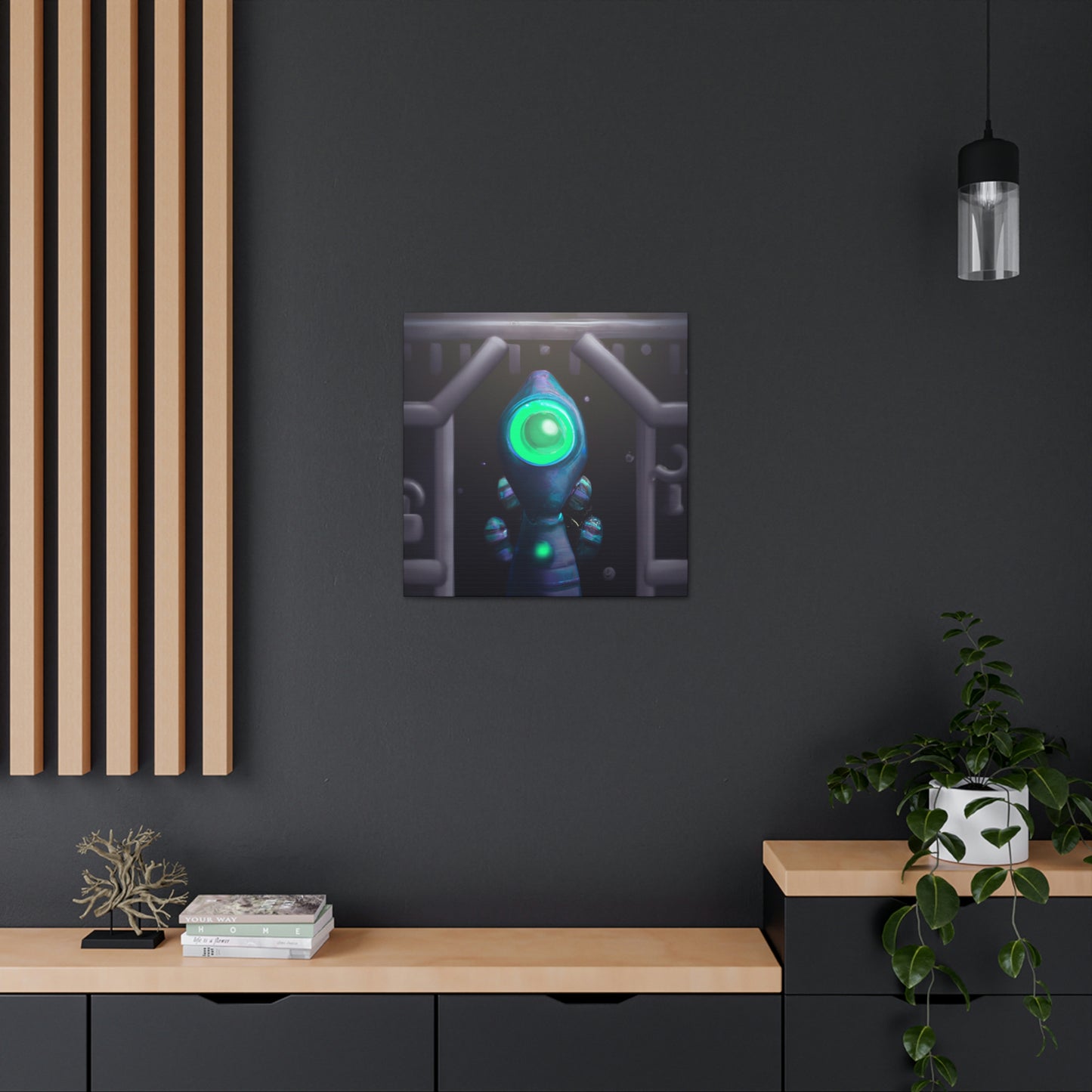 "The Secret Portal Guardian" - The Alien Canva