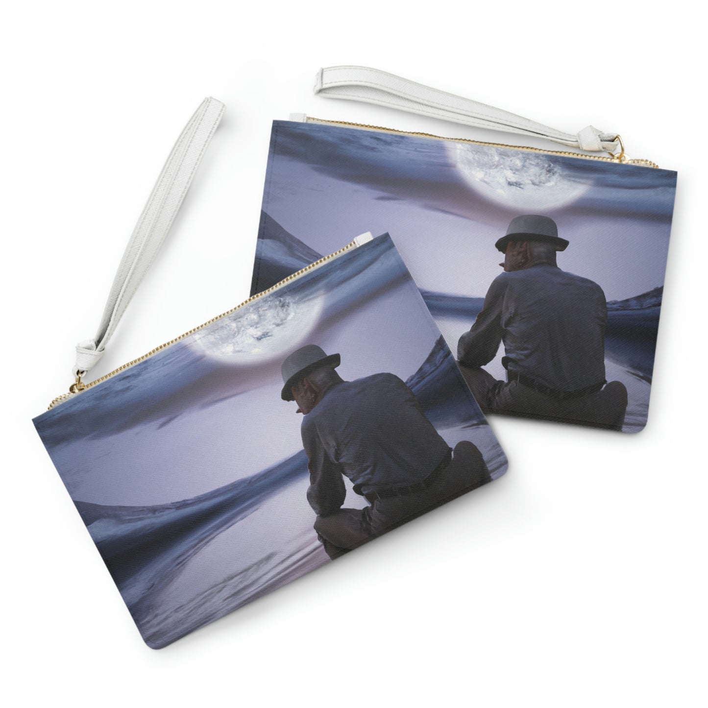 Moonlight Reflections on a Quiet Lake - The Alien Clutch Bag