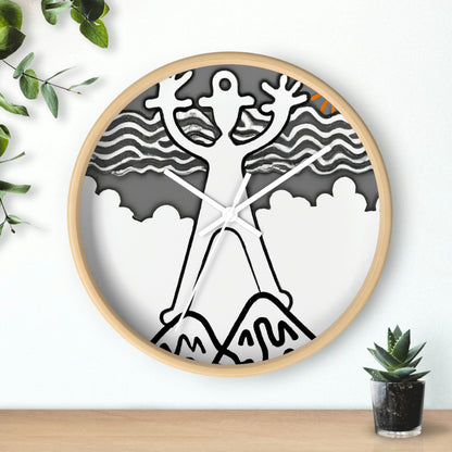 The Mystic Mist of the Mountain - The Alien Wall Clock