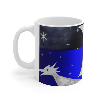 Illusion der Unendlichkeit: Eine kosmische Reise – The Alien Keramiktasse 11 oz