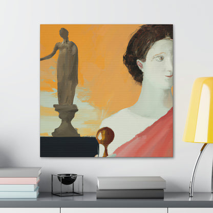 "Classic Meets Contemporary: A Fusion of Greek Art and My Own Style" - Canvas