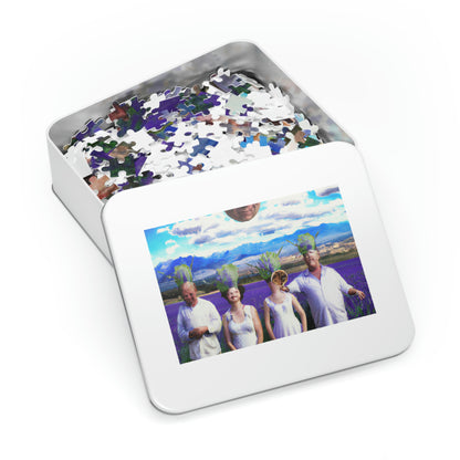 "Lavender Family Reunion: A Blooming Celebration" - The Alien Jigsaw Puzzle