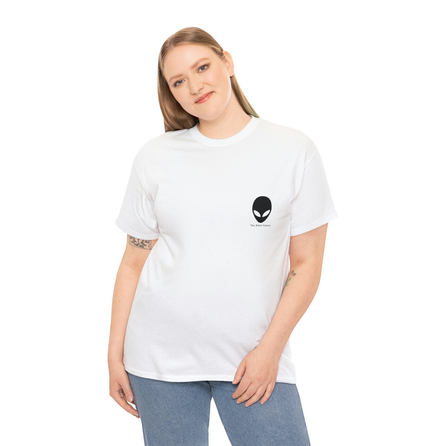 „Ein Meer des Aufruhrs: Die Unruhe eines Reihers“ . - Das Alien-T-Shirt