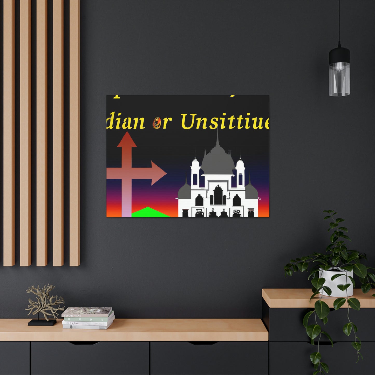 "Un mundo sin fe: examinando el fin de la religión" - The Alien Canva