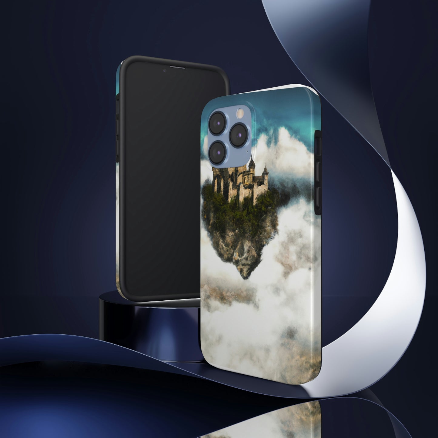 Mystic Castle in the Sky - Die Alien Tough Phone Cases