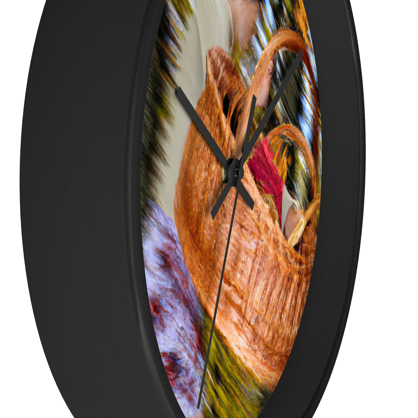 "Autumn Picnic in the Forest" - The Alien Wall Clock