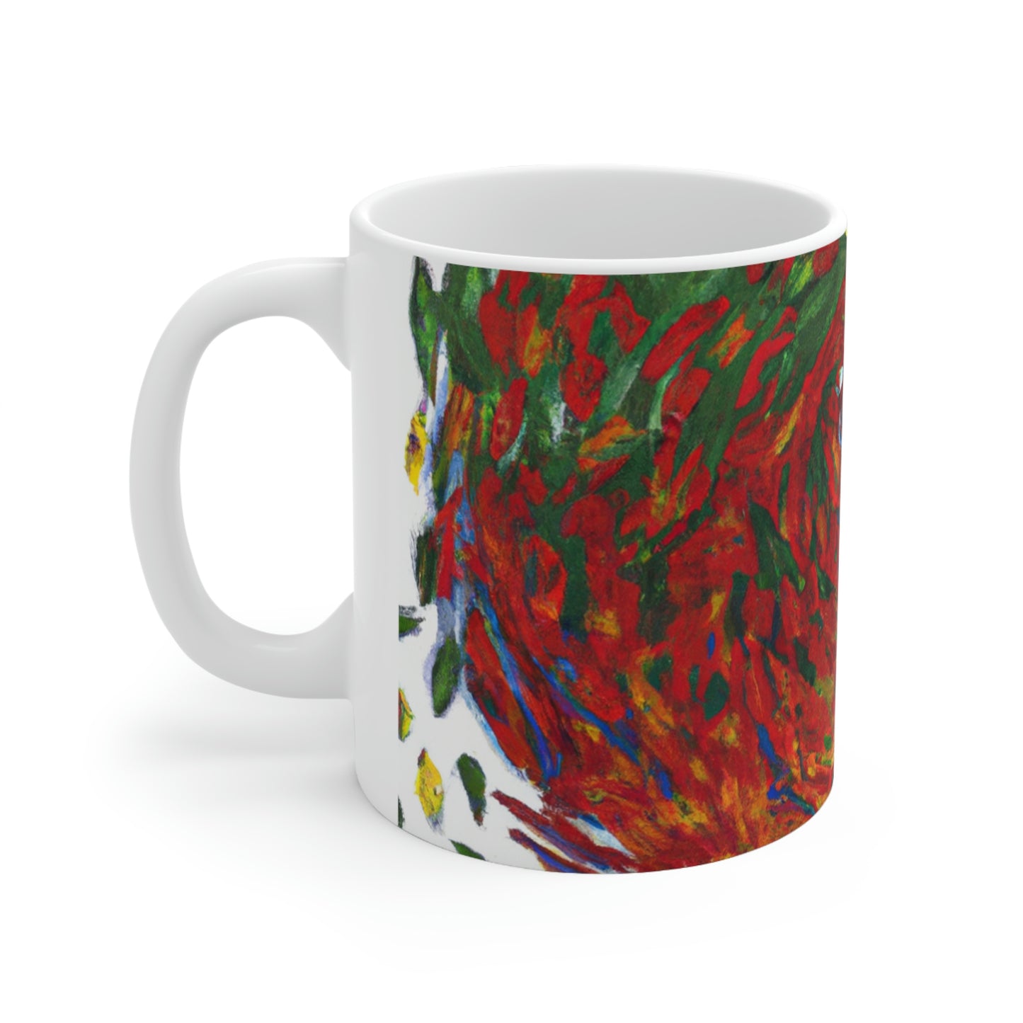 "Remolino otoñal" - La taza de cerámica alienígena 11 oz