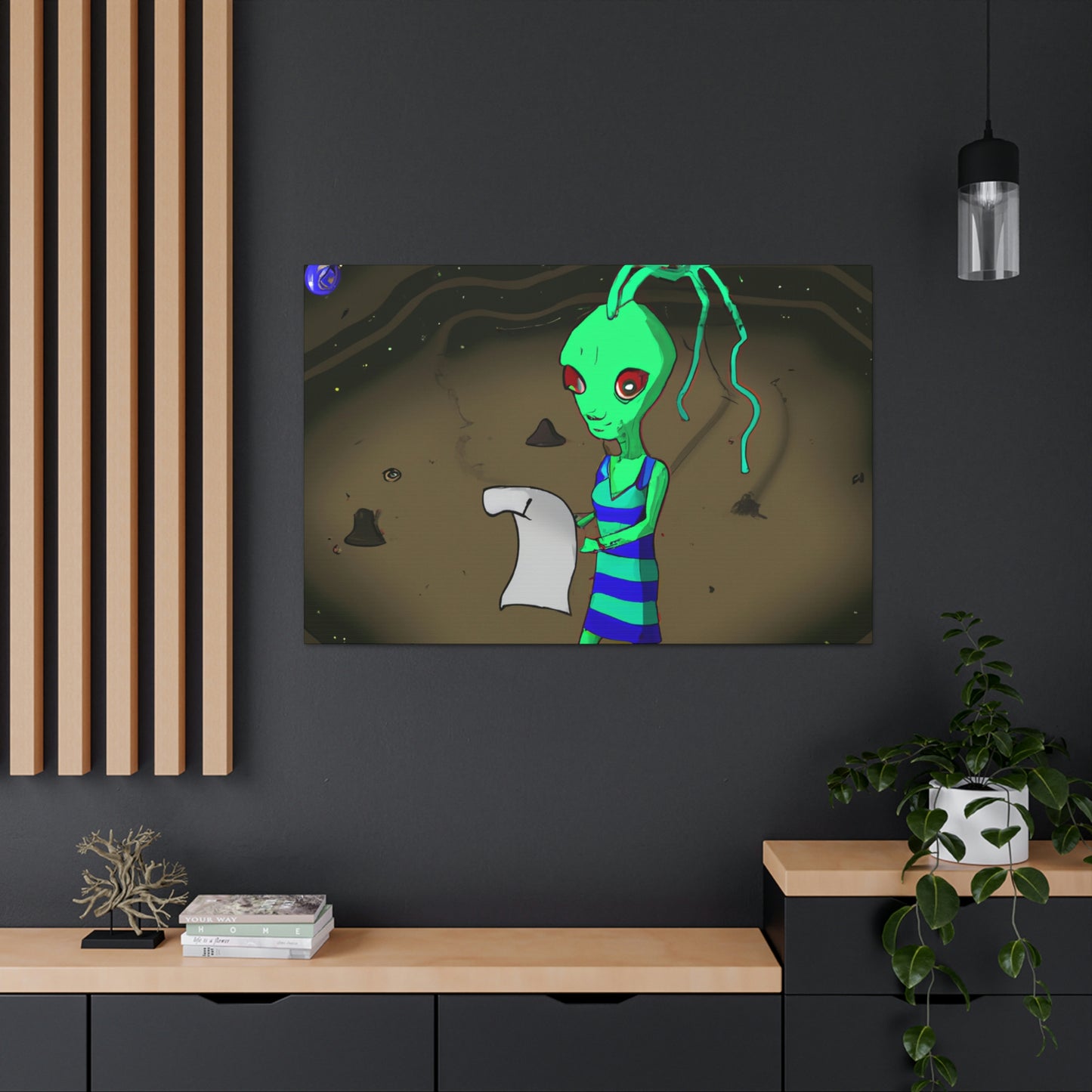 Lost in Space: La aventura del alienígena sin mapa - The Alien Canva