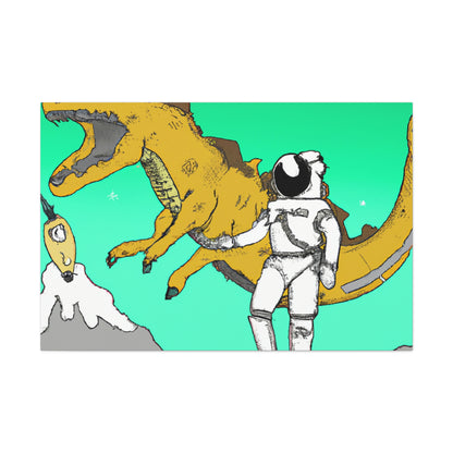 Dragons vs. Time Traveler - The Alien Canva