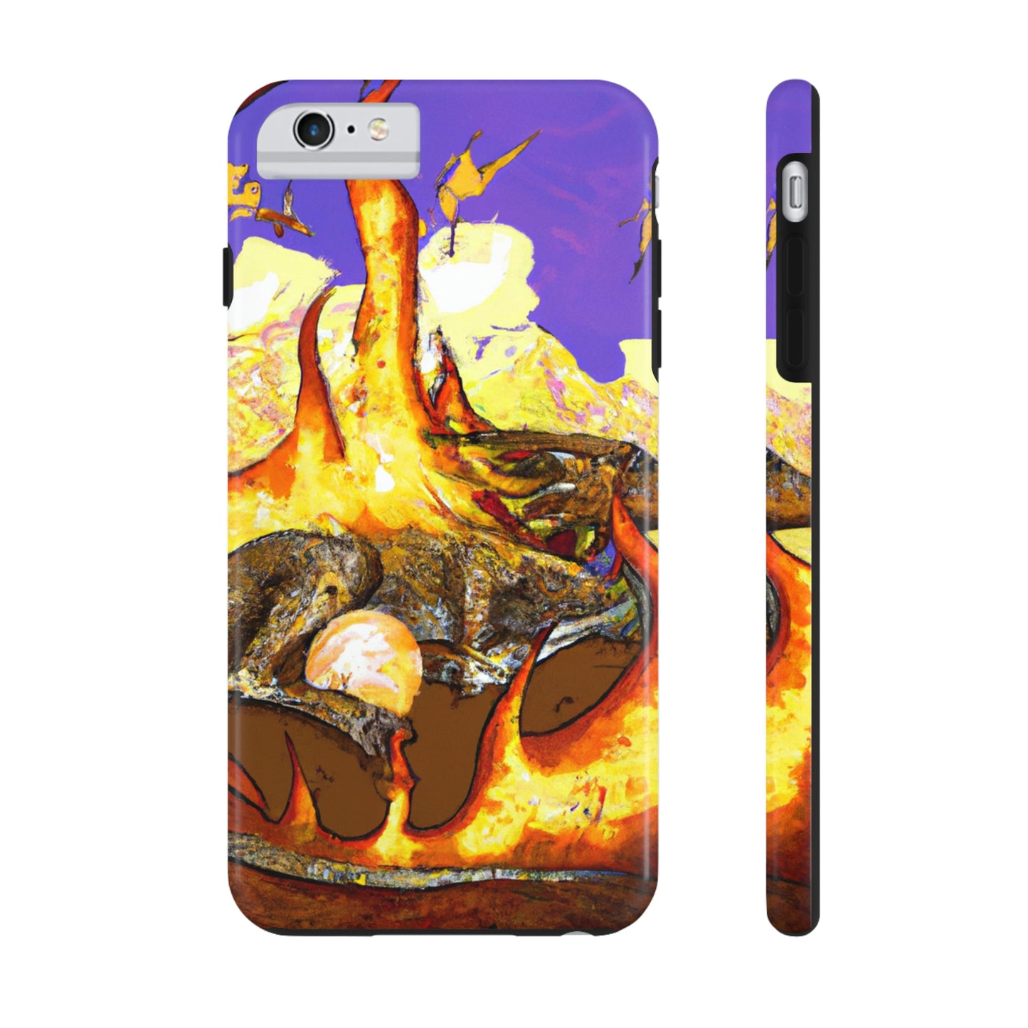 "A Slumbering Dragon in an Infernal Embrace" - The Alien Tough Phone Cases