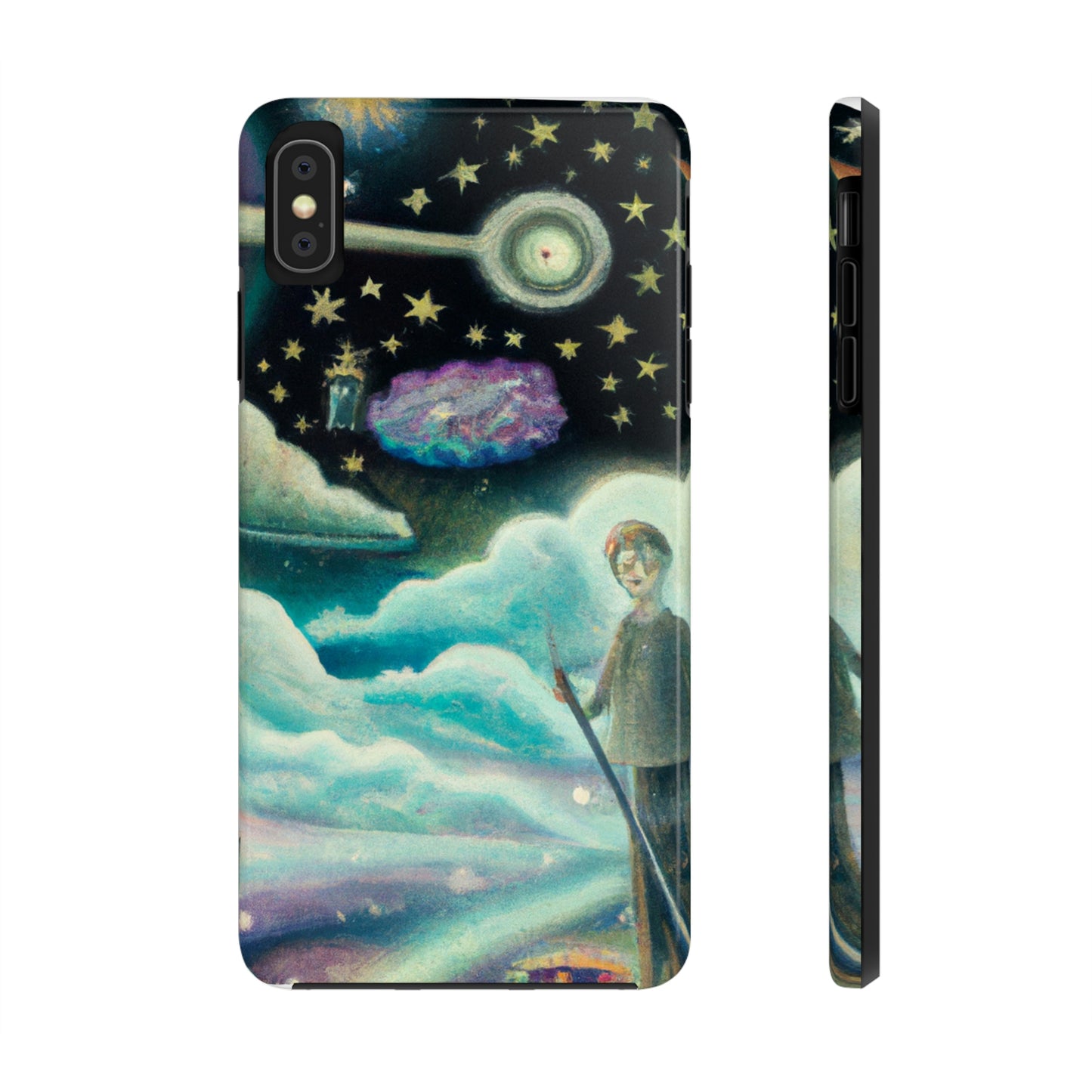 "Ein Meer aus Diamanten in der Nacht" - Die Alien Tough Phone Cases