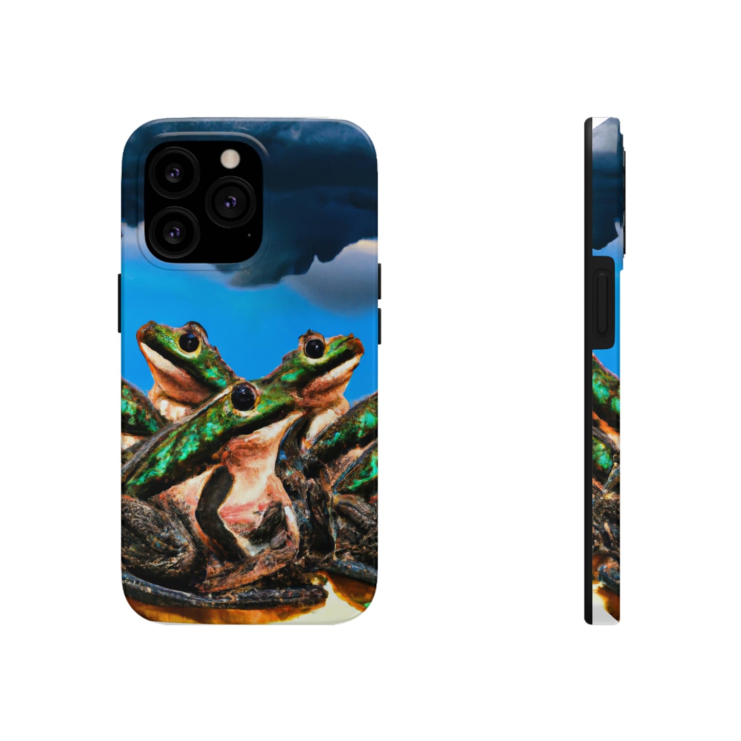 "Ein Froschchor im Gewitter" - Die Alien Tough Phone Cases