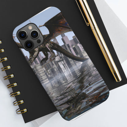 "Ascending the Deluge: A Dragon's Soaring Journey." - The Alien Tough Phone Cases