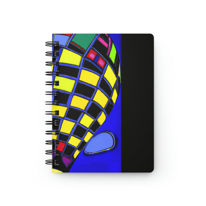 "Enchanted Midnight Flight" - The Alien Spiral Bound Journal