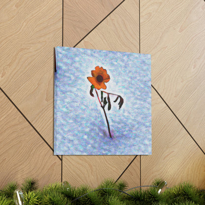 "A Flower Refusing to Shiver" - The Alien Canva