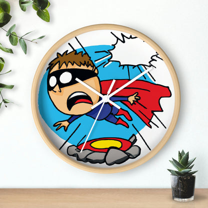 The Terrified Winged Wonder - The Alien Wall Clock