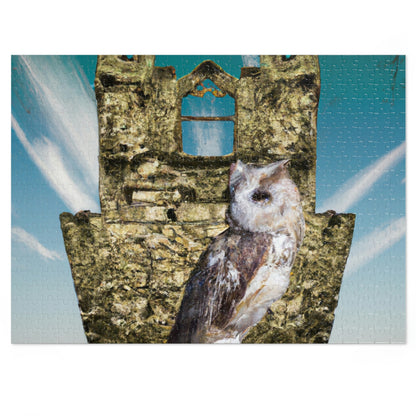 "A Sentinal Among Ruins: An Unstirred Owl's Perch" - The Alien Jigsaw Puzzle