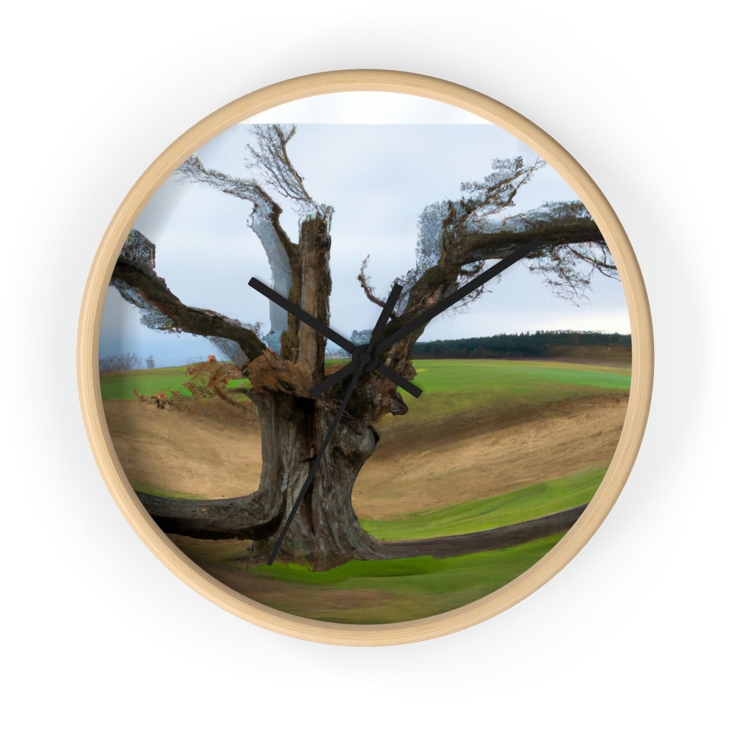 "A Shadow in the Meadow: The Last Standing Tree" - The Alien Wall Clock