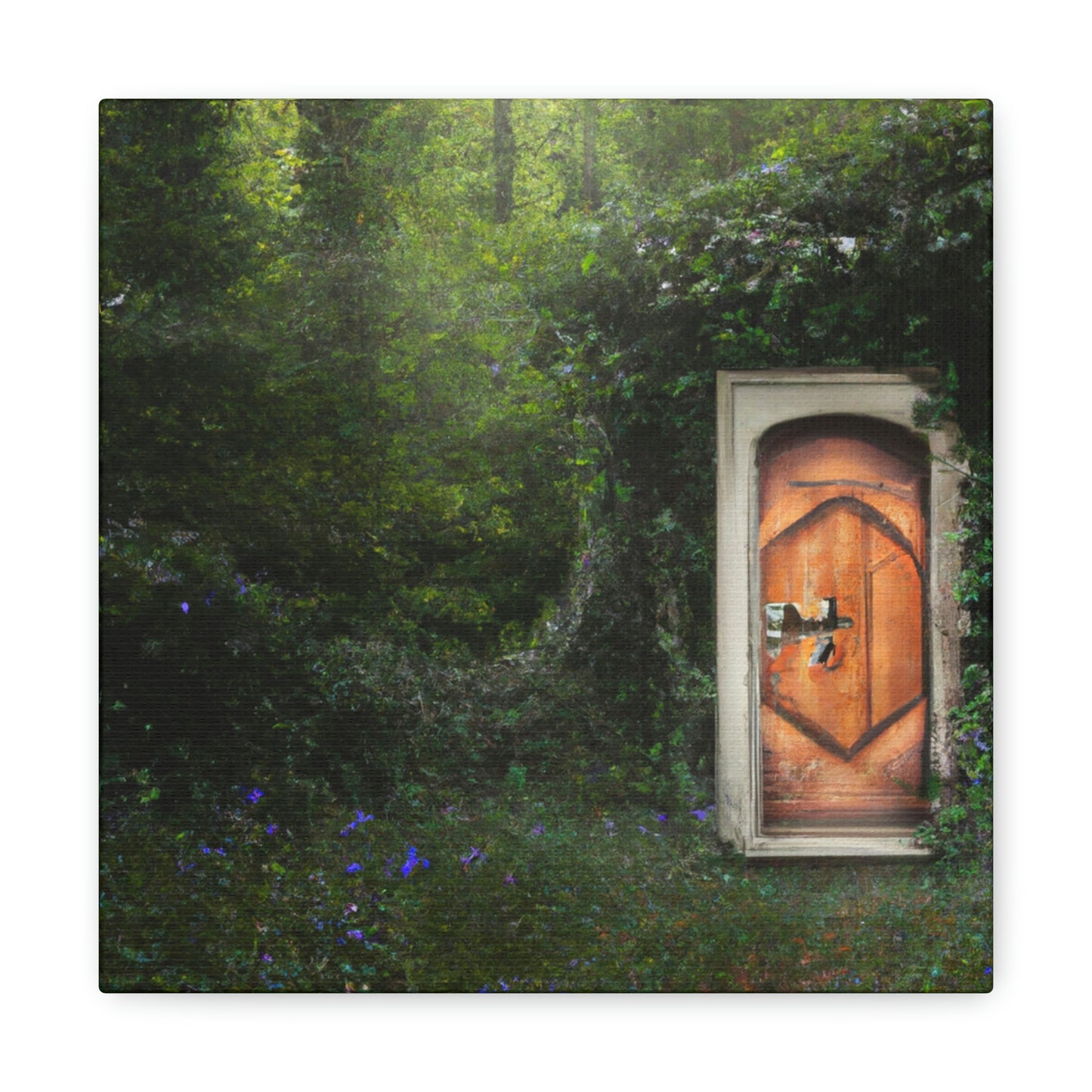 The Magical Door in the Woods - The Alien Canva