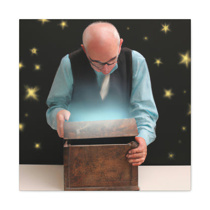 The Magic Box of the Elderly Man - The Alien Canva