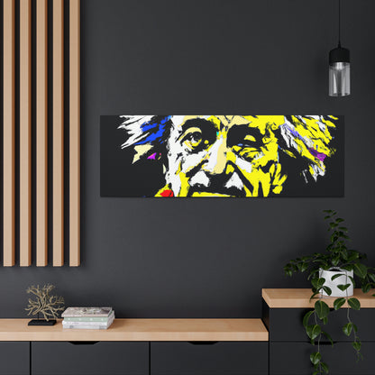 "Albert Einstein: Ein Pop-Art-Porträt" - The Alien Canva