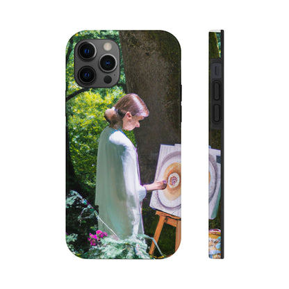 "Enchantment in Oil: A Young Artist's Vision of a Magical Forest" - The Alien Tough Phone Cases