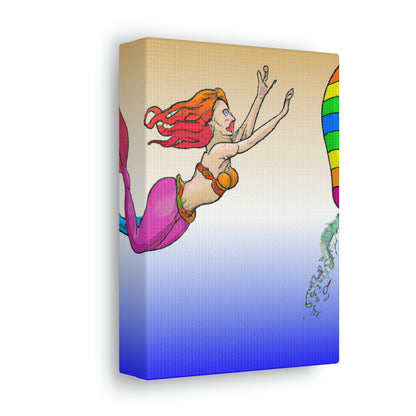 "The Mermaid's Rainbow Chase" - The Alien Canva