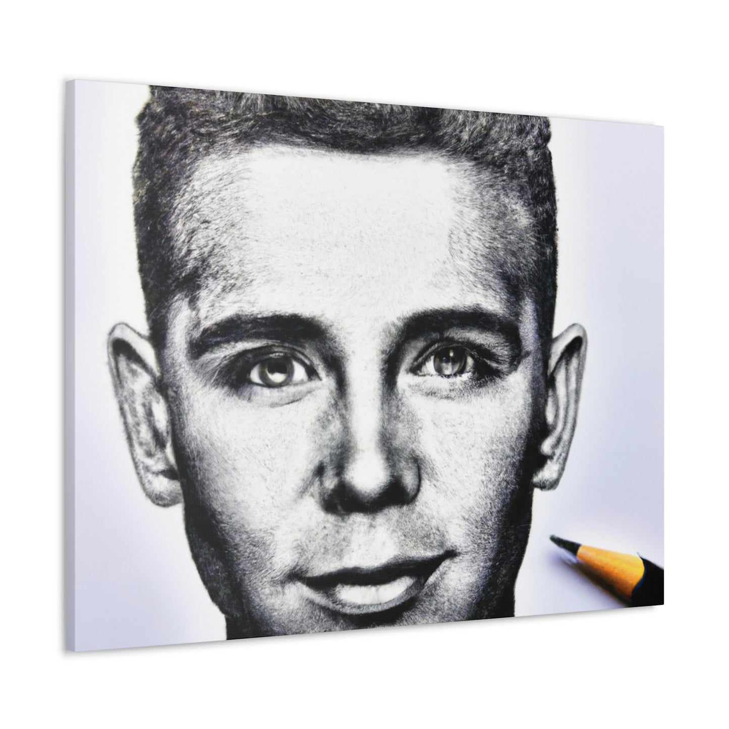 "Playing with Monochrome: Create a Celebrity Portrait with Pens" - The Alien Canva