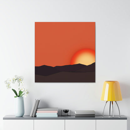 Sunset Artist. - Canvas