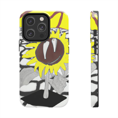 "Un girasol que se marchita en un campo reseco" - The Alien Tough Phone Cases