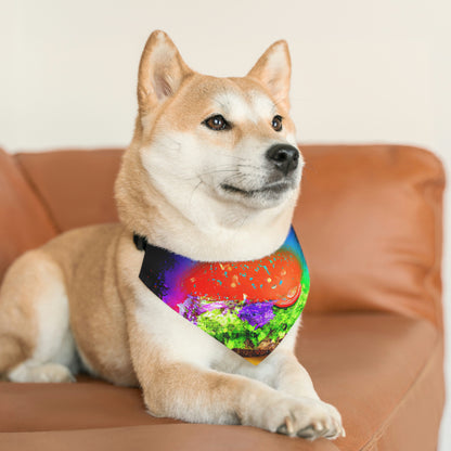 "Burger Rainbow" - The Alien Pet Bandana Collar