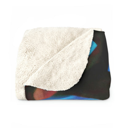 "Candy Cane Wonderland" - The Alien Sherpa Fleece Blanket