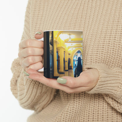 "Escape From the Enchanted Palace" - The Alien Ceramic Mug 11 oz