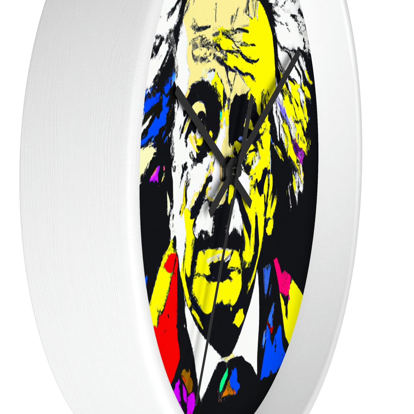 "Albert Einstein: A Pop Art Portrait" - The Alien Wall Clock