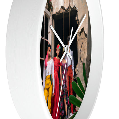 "Exploring the Forgotten Ruin" - The Alien Wall Clock