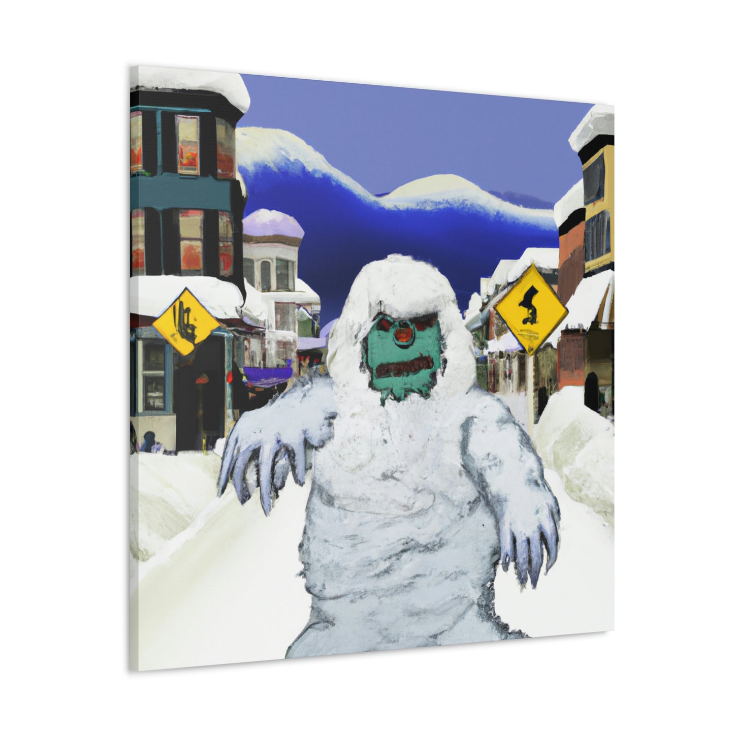 Frozen Terror: The Abominable Snowman's Reign - The Alien Canva