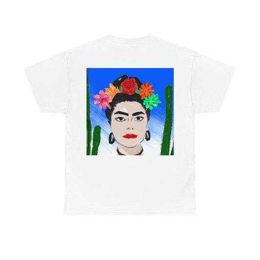 "Frida Ardiente: Pintando un ícono mexicano con cultura colorida" - La camiseta de Alien