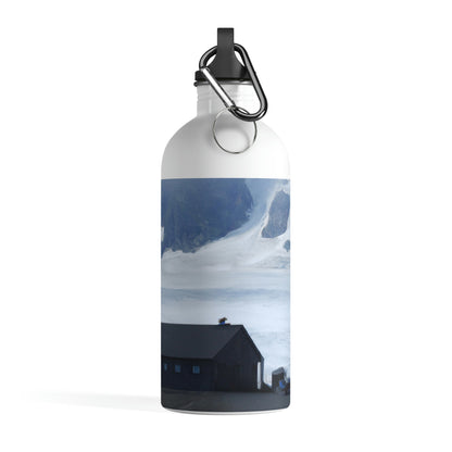 "Frozen Fears: A Haunted Glacier House" - The Alien Stainless Steel Water Bottle