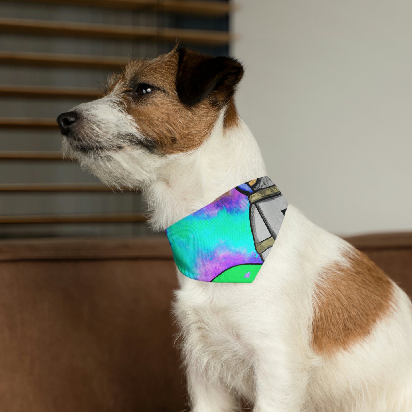 "Alone in the Alien Sky" - Das Alien Pet Bandana Halsband