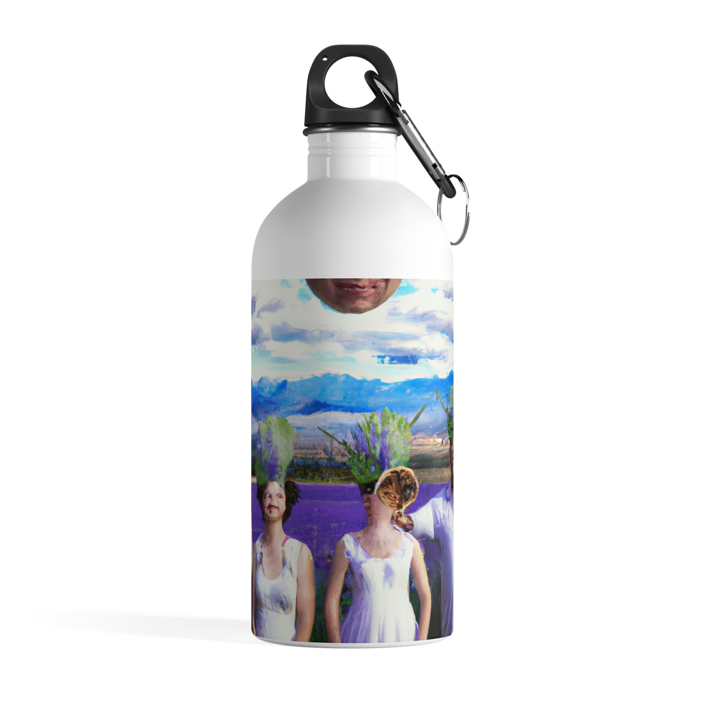 "Lavender Family Reunion: A Blooming Celebration" - Die Alien-Edelstahl-Wasserflasche