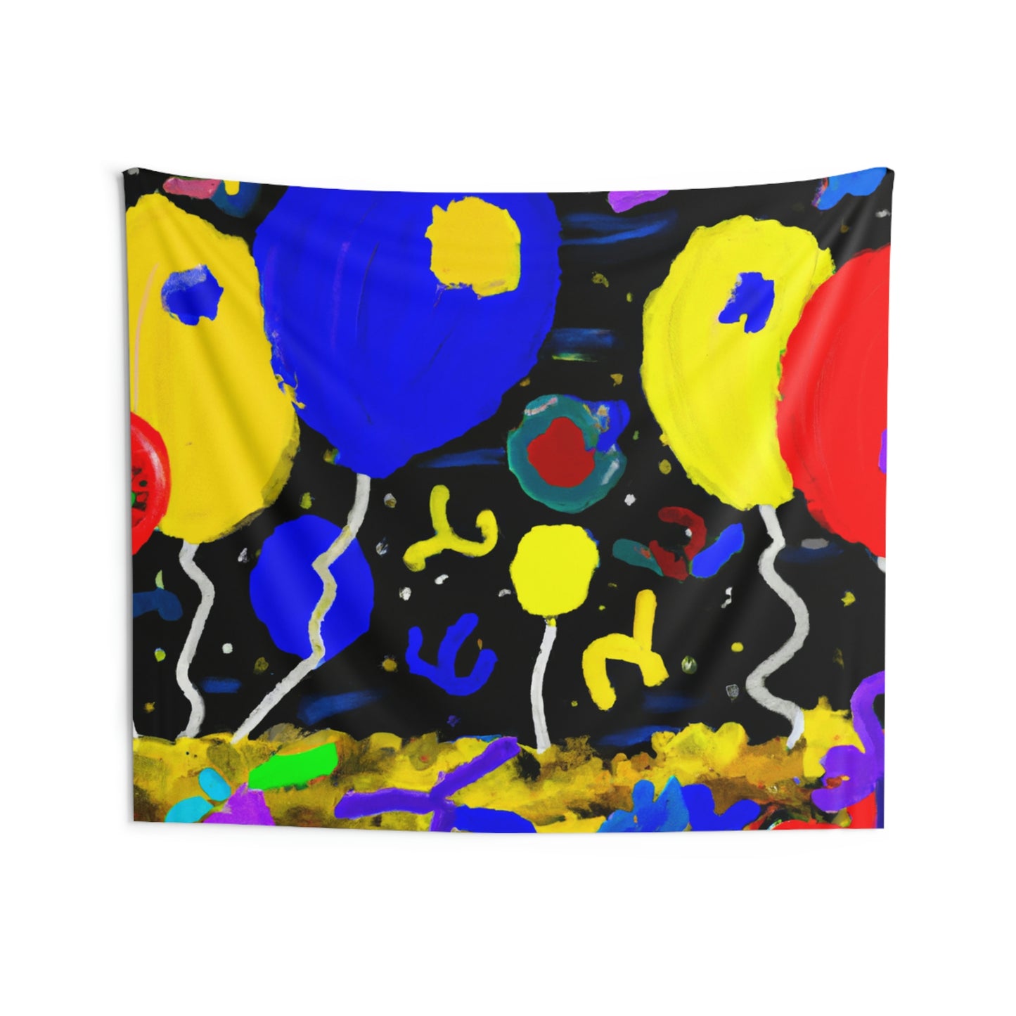 "A Starry Night Rainbow" - The Alien Wall Tapestries